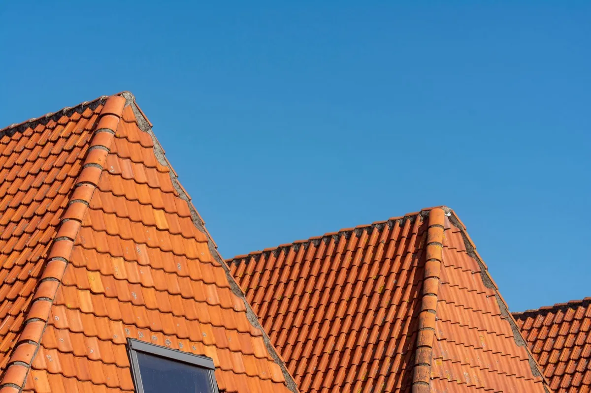 Clay barrel tile rooflines on homes in Aloha, OR